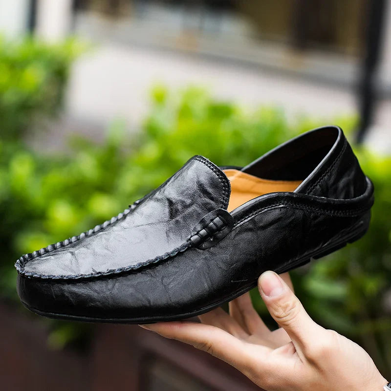 Lignes Parisiennes™ | Mocassins 100% cuir véritable