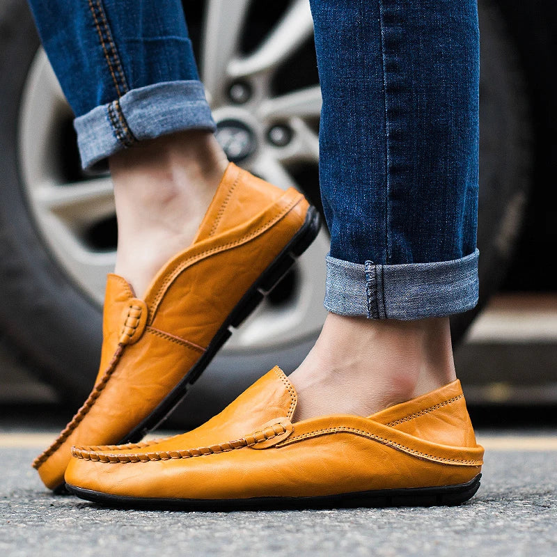 Lignes Parisiennes™ | Mocassins 100% cuir véritable