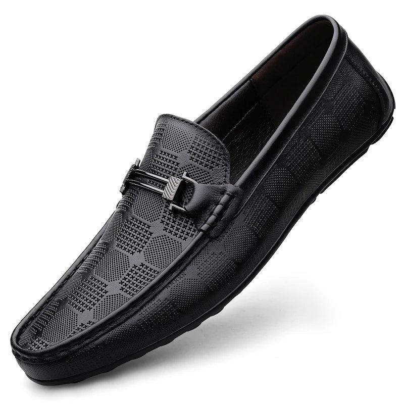 Lignes Parisiennes™ | Mocassins en cuir véritable