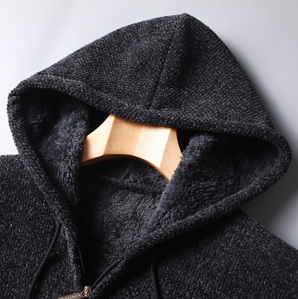 Lignes Parisiennes™ | Manteau à capuche en polaire