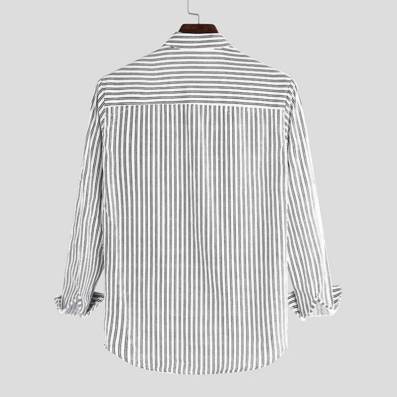 Lignes Parisiennes™ | Chemise en coton lin à coupe régulière