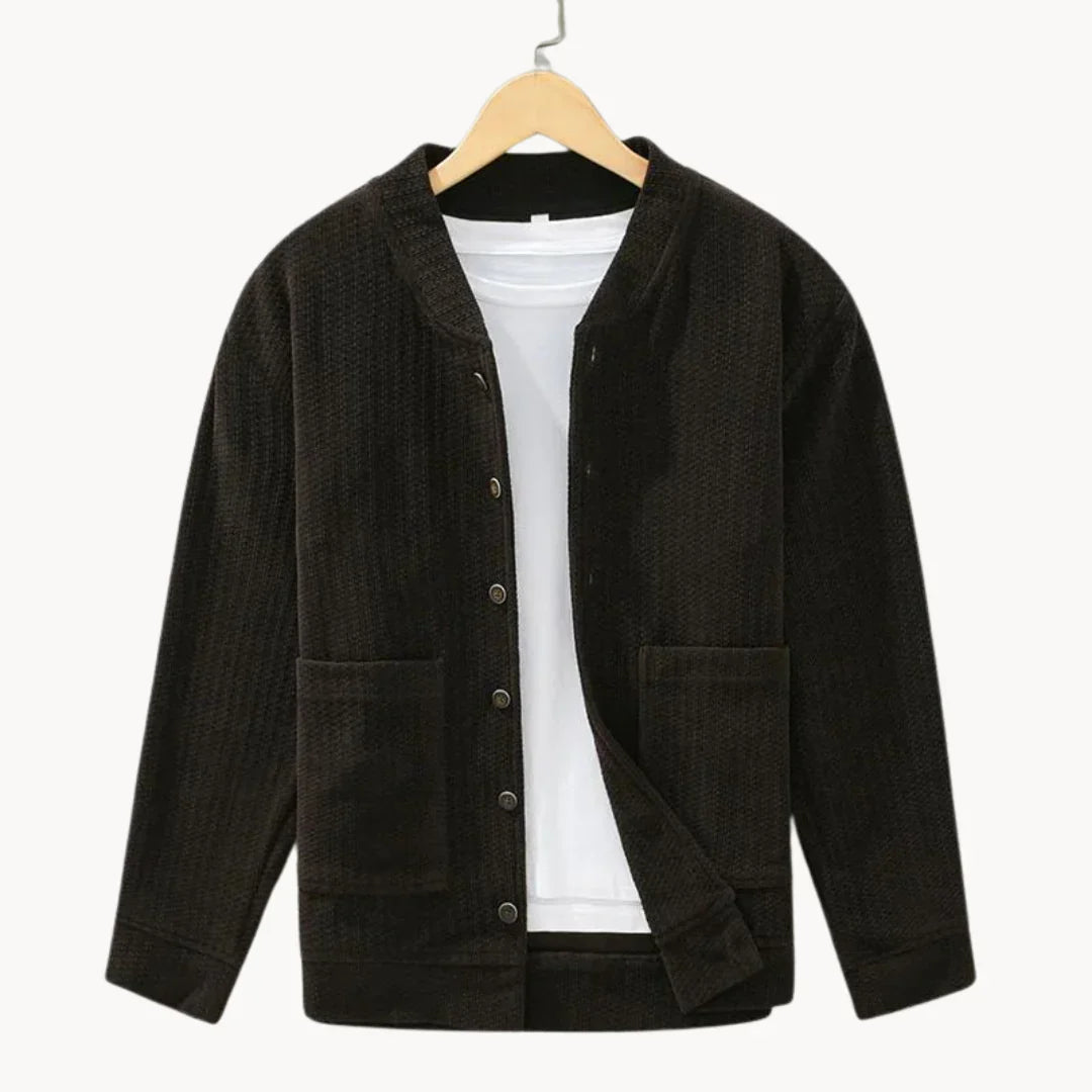 Lignes Parisiennes™ | Cardigan en velours côtelé