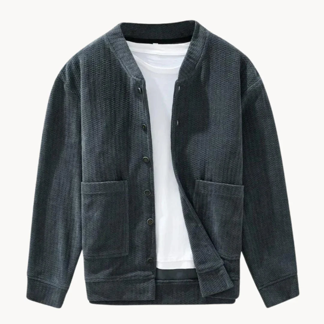 Lignes Parisiennes™ | Cardigan en velours côtelé