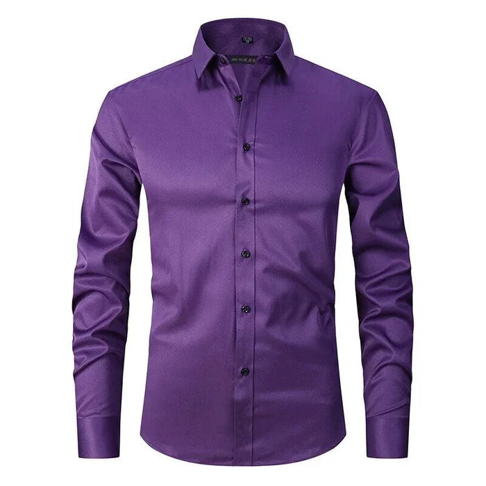 Lignes Parisiennes™ | Chemise Premium Extensible & Sans Repassage